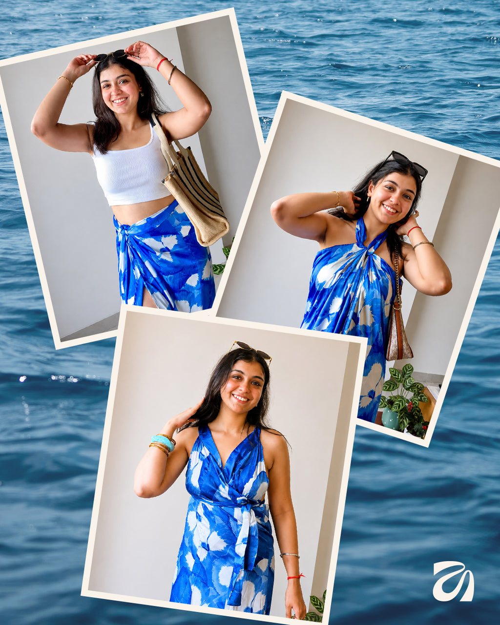 Show Skirt to Dress - Aegean Bloom