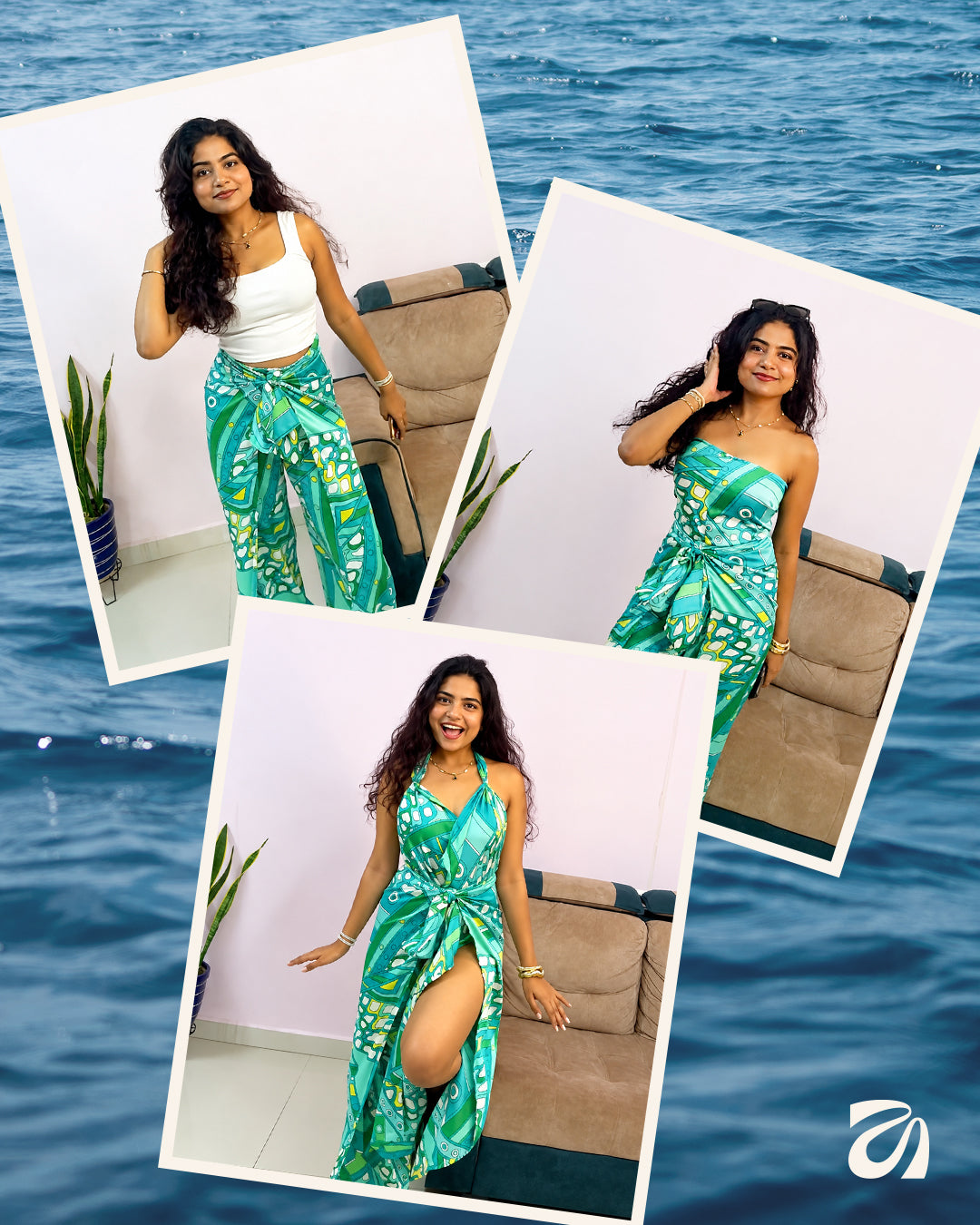 Pant to Jumpsuit - Mosaic Tide