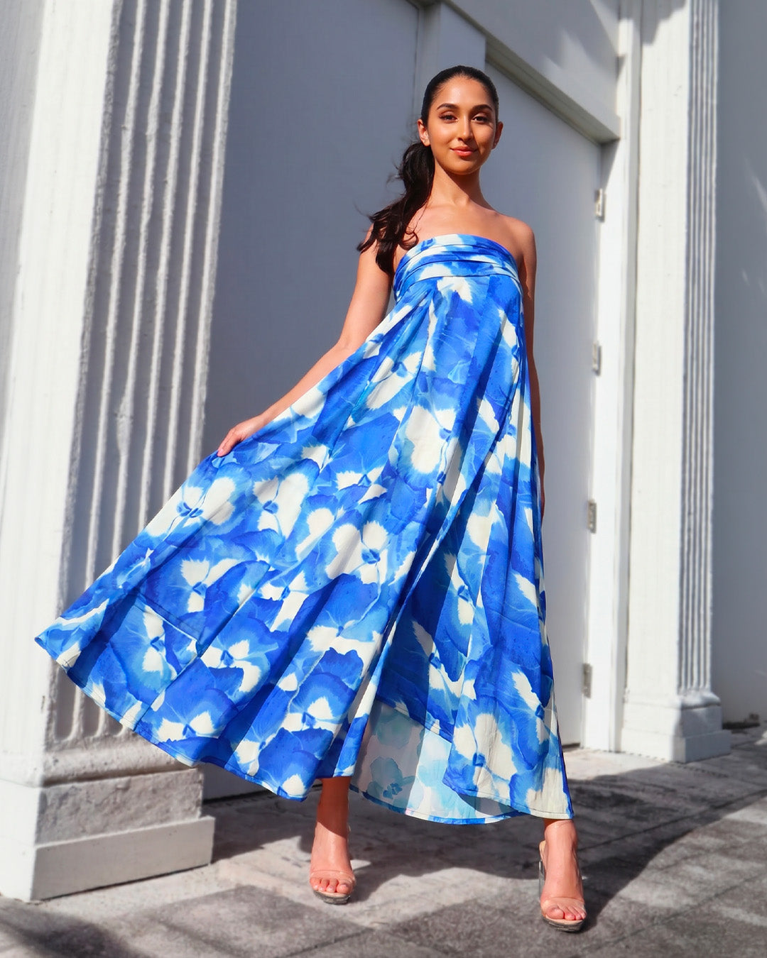 Show Skirt to Dress - Aegean Bloom