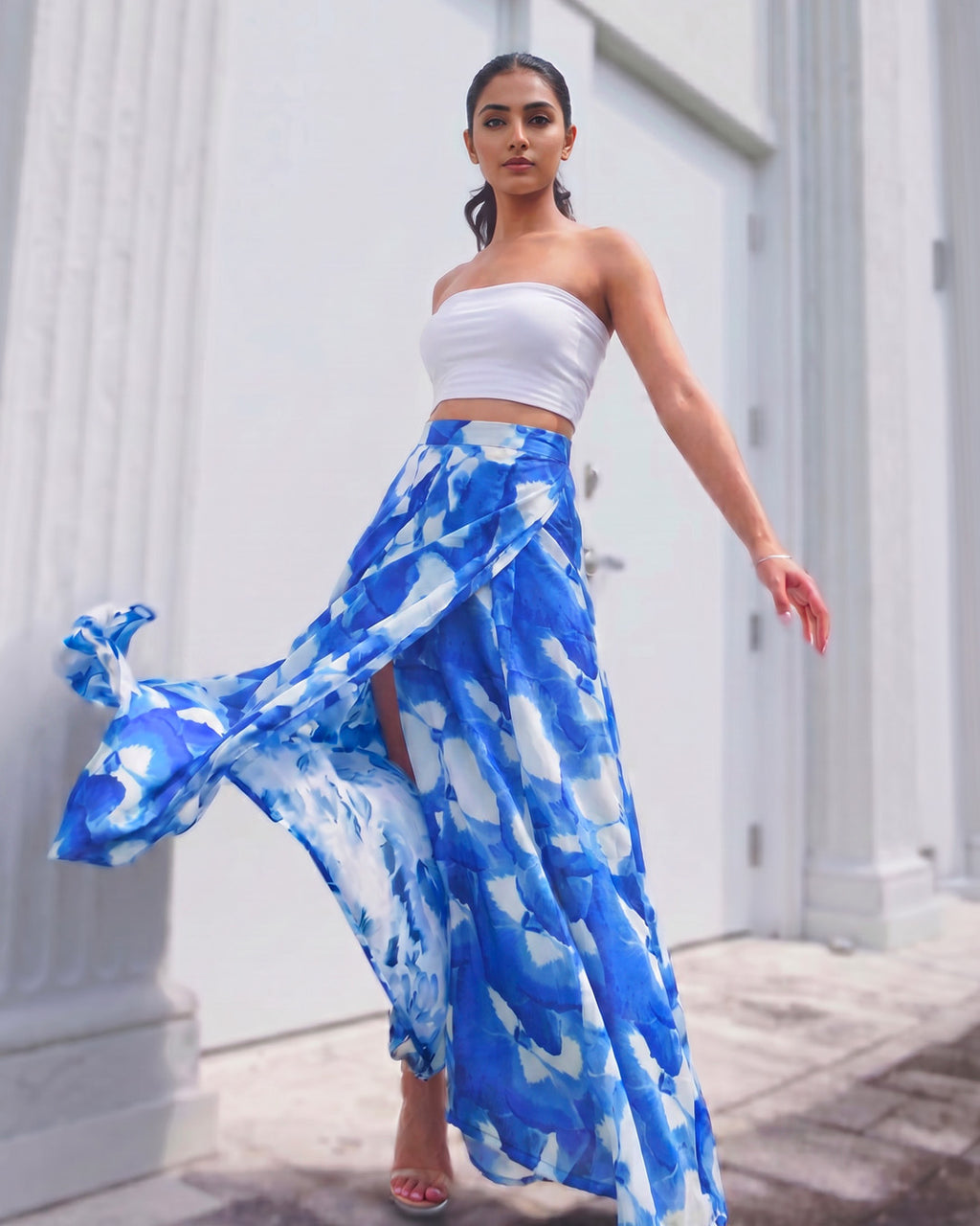 Show Skirt to Dress - Aegean Bloom