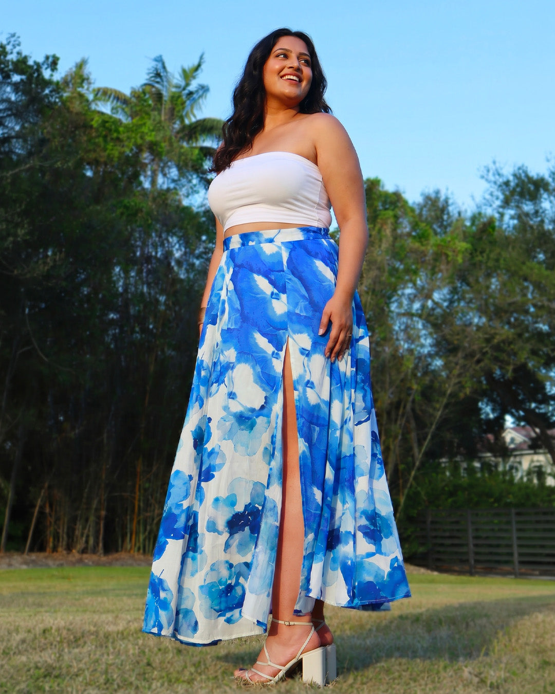 Show Skirt to Dress - Aegean Bloom